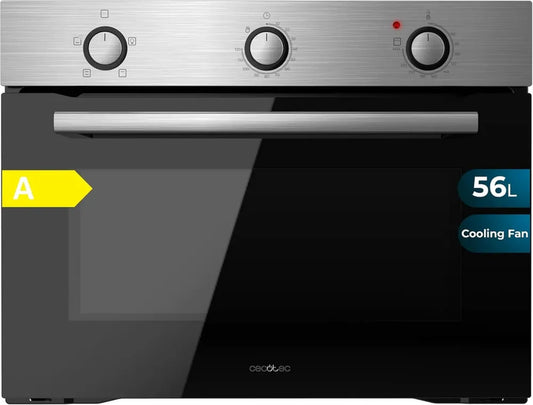 Four Encastrable Cecotec 45 cm Inox 56L 2600W avec Cuisson Vapeur et Minuterie