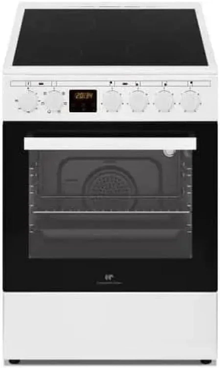 Plaque de cuisson vitrocéramique Continental Edison 4 zones - 50 cm - Blanc