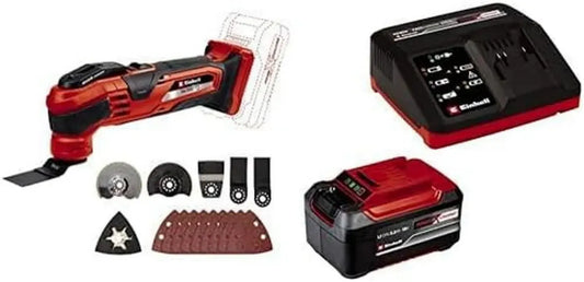 Einhell Outil Multifonction Sans Fil VARRITO 18V avec Chargeur et Batterie, Système Power X-Change