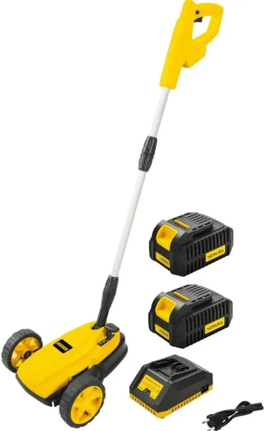 Tondeuse Compacte 40V avec 2 Batteries et Chargeur Rapide - Coupe de Précision 22cm - Idéale pour Petits Jardins - Marque Française de Confiance