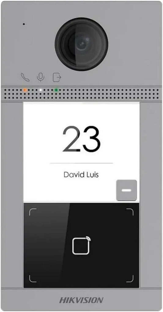 Interphone Vidéo Hikvision DS-KV8113-WME1, Installation Encastrée, Version Européenne