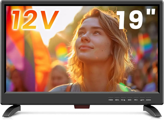 Téléviseur LED 19 Pouces Full HD avec Récepteur T2, HDMI et USB