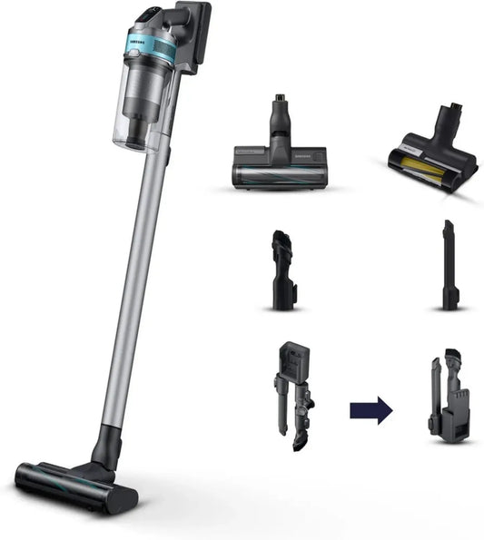 Aspirateur Balai Samsung Jet 75E pour Animaux, Argenté