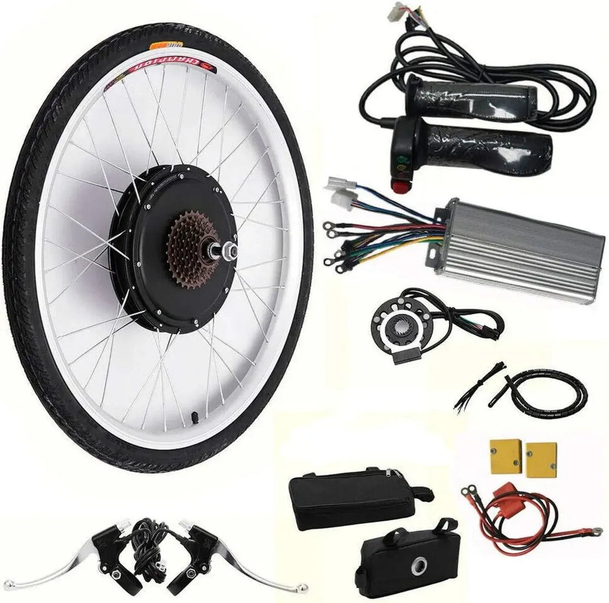 Ensemble de conversion vélo électrique 26 pouces - Moteur 1000W 48V
