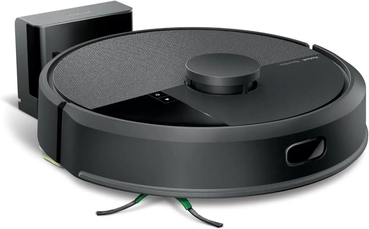 iRobot Roomba 105 Combo, Aspirateur Robot 4 Étapes, Navigation LiDAR, Détection Tapis, Nettoyage Précis, Contrôle Appli, Gris