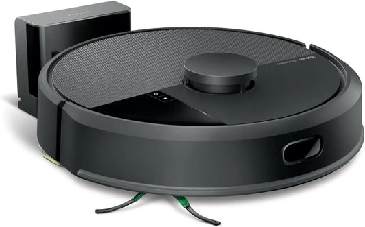 iRobot Roomba 105 Combo, Aspirateur Robot 4 Étapes, Navigation LiDAR, Détection Tapis, Nettoyage Précis, Contrôle Appli, Gris