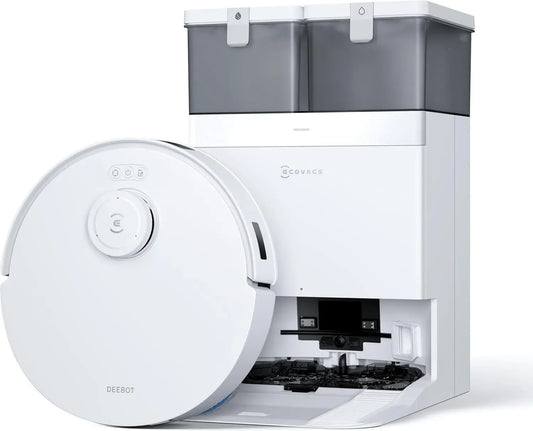 Aspirateur Robot ECOVACS DEEBOT T30C Pro Omni GEN 2 avec Station Multifonction, 15400Pa, Brosse Anti-Enchevêtrement, Nettoyage Précis, Vidange et Séchage Automatique, Longue Autonomie, Commande Vocale