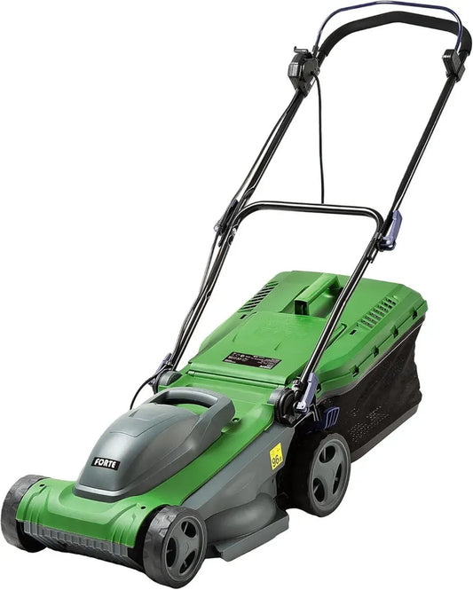 Tondeuse électrique 1600 W, 37 cm de coupe, 6 réglages, fonction paillage, idéale grandes pelouses