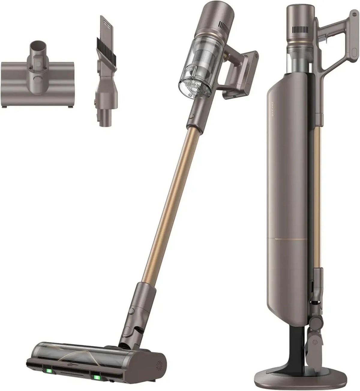 Aspirateur Sans Fil DREAME Z10-W avec Base Auto-Vidante, Puissance Forte, 60 Min Autonomie, Filtre HEPA