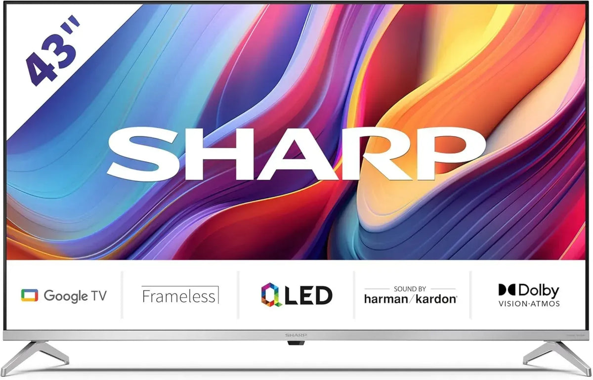 Téléviseur Sharp 43' 4K Ultra HD Smart WiFi Gris