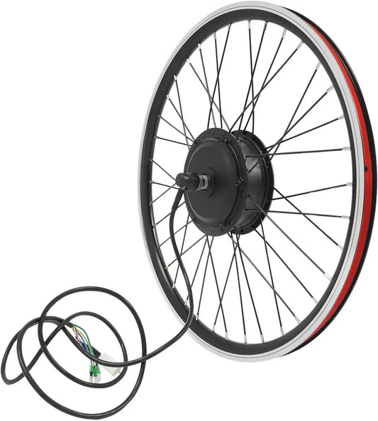 Ensemble de conversion vélo électrique 24 pouces 500W 36V - Moteur moyeu et écran 5 vitesses