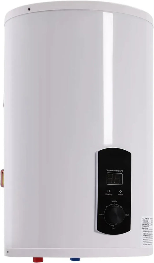 Chauffe-eau électrique LED 220V 50L pour salle de bain, montage mural